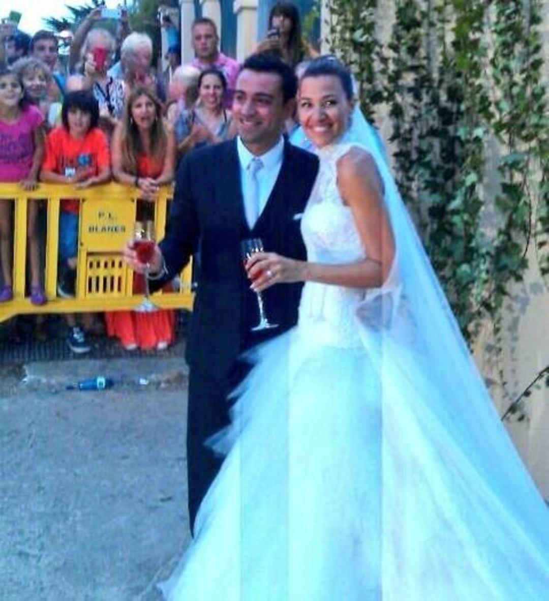 Xavi'nin d&uuml;ğ&uuml;n&uuml;nden kareler...