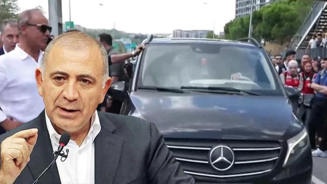 Gürsel Tekin, CHP İstanbul İl Binası önüne böyle geldi! Dikkat çeken plaka detayı