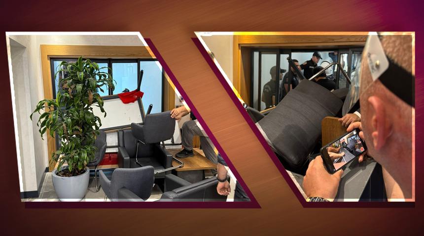 Gürsel Tekin polis eşliğinde CHP İstanbul İl Başkanlığına girdi! Vekiller makam odasına barikat kurdu