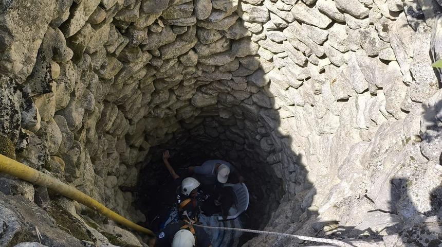 Kuyudan ses gelince ekiplere haber verdiler! Mucizevi kurtuluş...