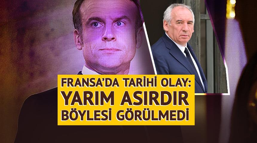 Son dakika | Fransa yarım asırdır böylesini görmedi! Başbakan Bayrou güvenoyu alamadı, hükümet düştü: Macron'un önünde istifa seçeneği de var