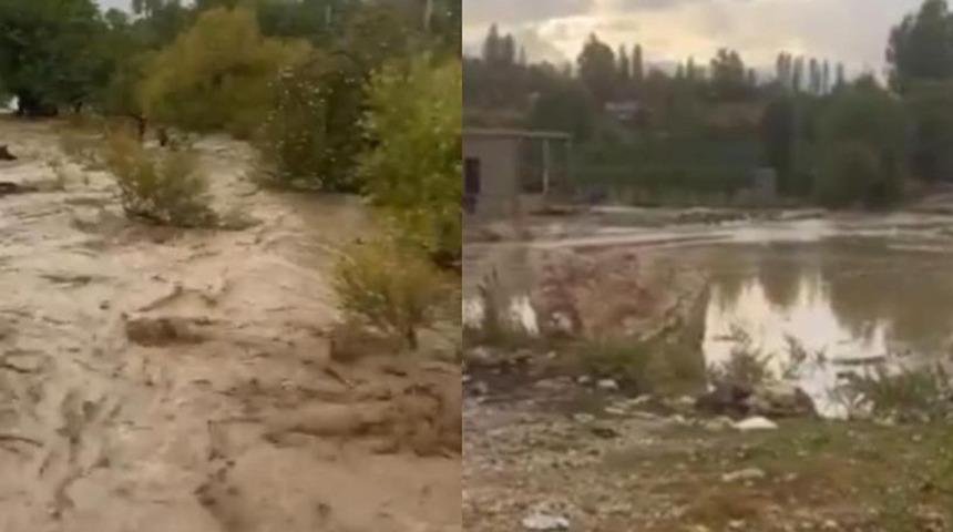 Mersin'de kuvvetli yağış, su taşkınlarına neden oldu