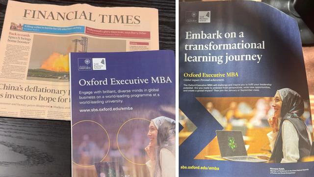 AK Parti İstanbul Milletvekili Rümeysa Kadak, Oxford'un yeni reklam yüzü oldu