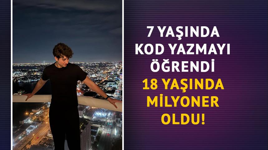 7 yaşında kod yazmayı öğrendi, 18 yaşında milyoner oldu!