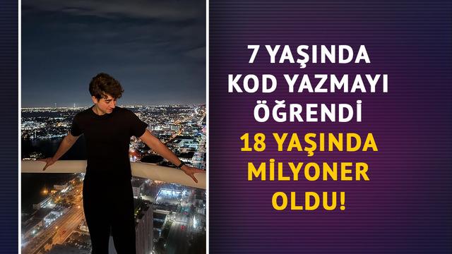 7 yaşında kod yazmayı öğrendi, 18 yaşında milyoner oldu!