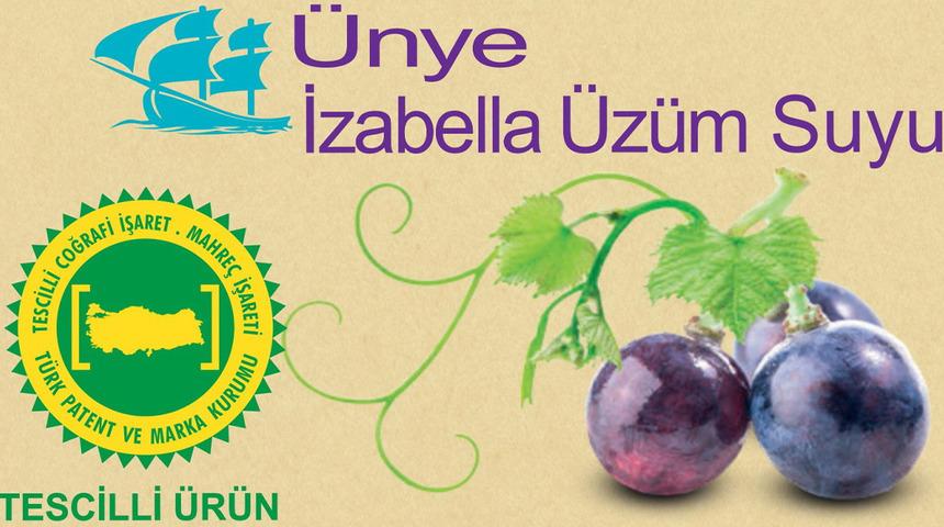 Ünye'nin lezzeti tescillendi: 'İzabella üzüm Suyuna' coğrafi tescil