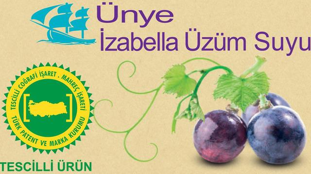 Ünye'nin lezzeti tescillendi: 'İzabella üzüm Suyuna' coğrafi tescil