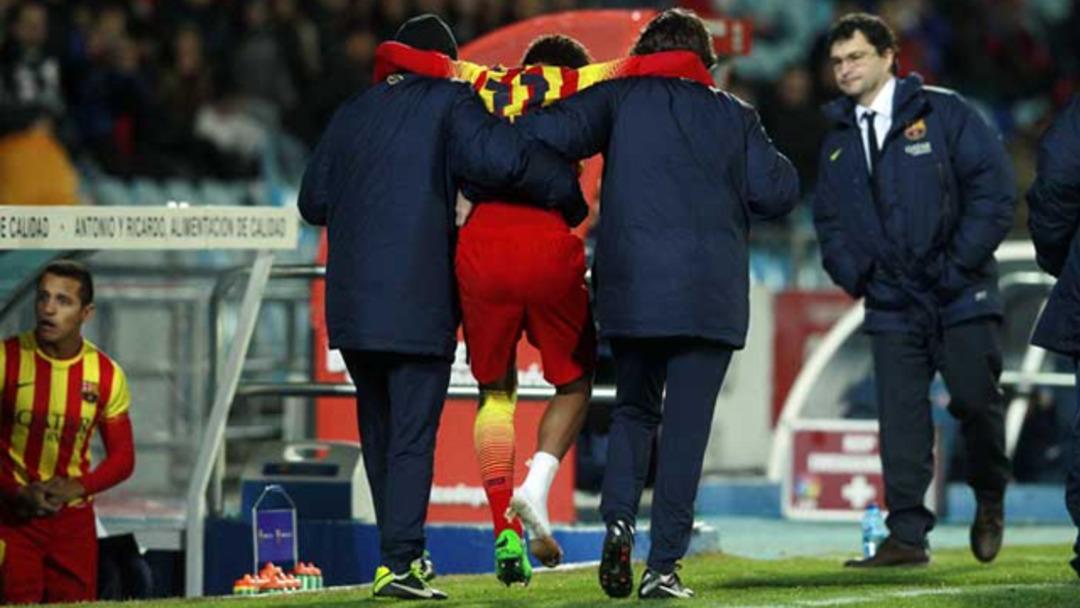 Neymar'ın ayak bileği d&ouml;nd&uuml;