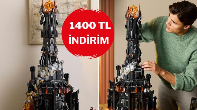 LEGO Icons Yüzüklerin Efendisi Barad-dûr Yaratıcı Yapım Seti indirime girdi