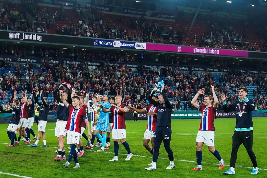 Dünya Kupası Elemeleri nde futbol tarihine geçen bir maç oynandı! Norveç Moldova ya 10 fark attı... Haaland tek başına 5 gol 2 asist yaptı! 3