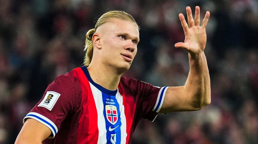 Dünya Kupası Elemeleri'nde futbol tarihine geçen bir maç oynandı! Norveç Moldova'ya 10 fark attı... Haaland tek başına 5 gol 2 asist yaptı! 