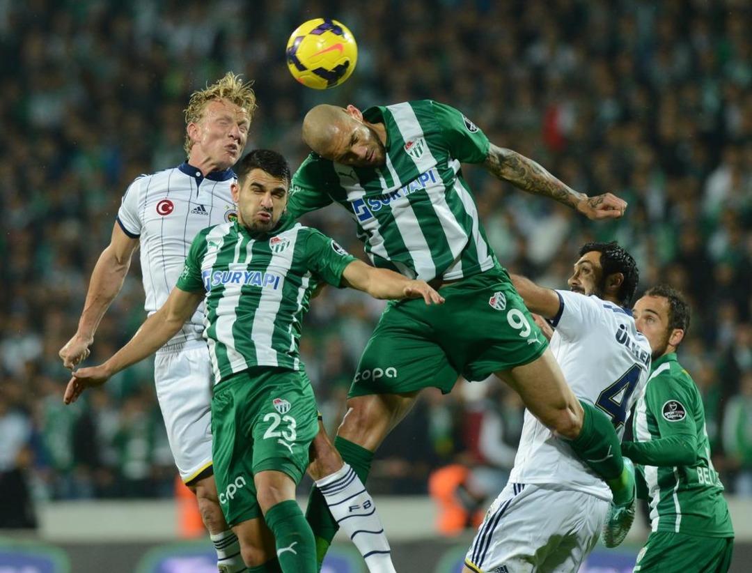 Bursaspor - Fenerbah&ccedil;e ma&ccedil;ından kareler