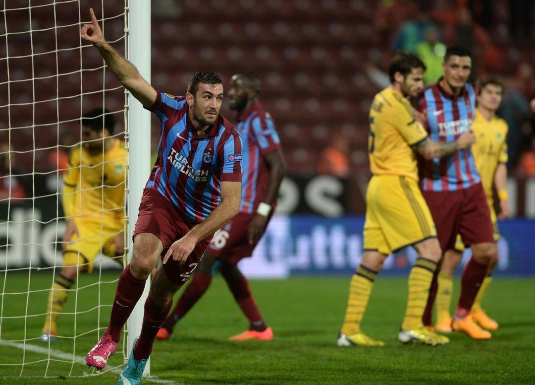 Trabzonspor - Metalist Kharkiv ma&ccedil;ından kareler