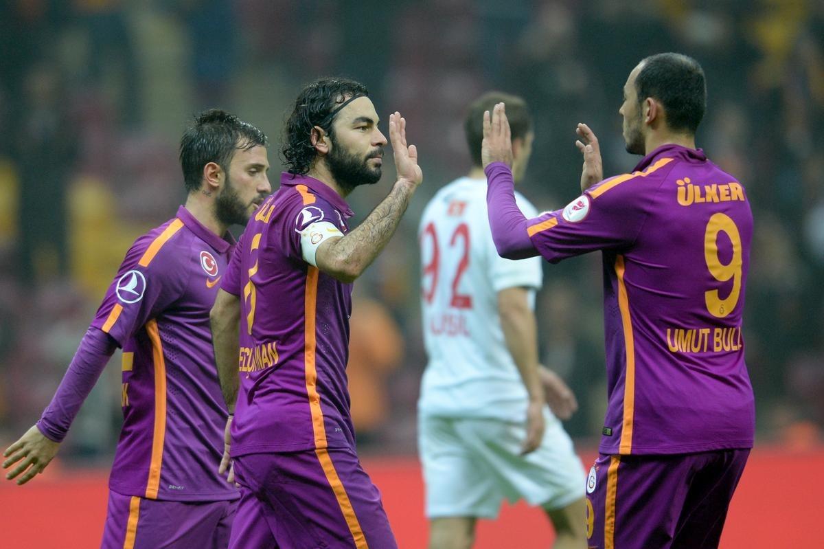 Galatasaray - Eskişehirspor ma&ccedil;ından kareler