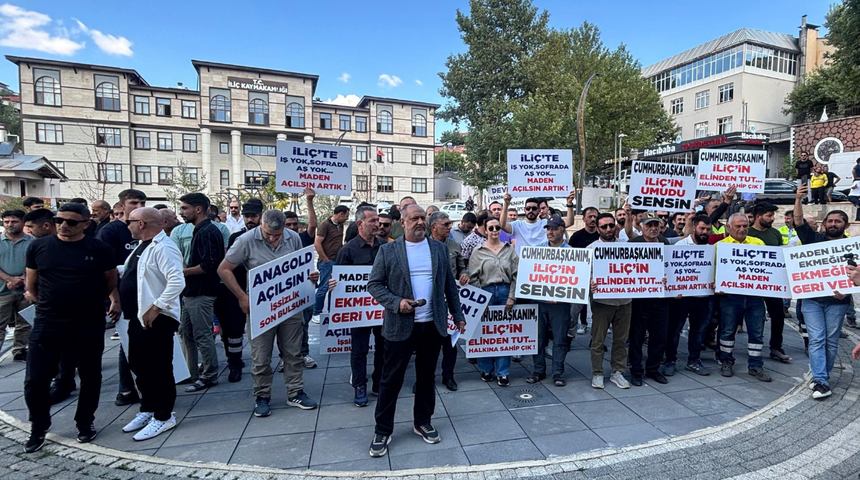 İşlerini geri isteyen İliç halkından basın açıklamasıyla çağrı