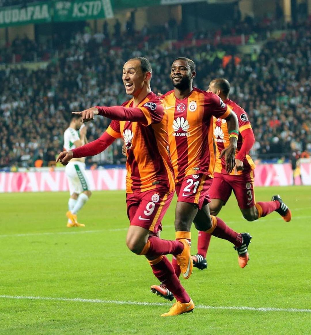 Konyaspor - Galatasaray ma&ccedil;ından kareler