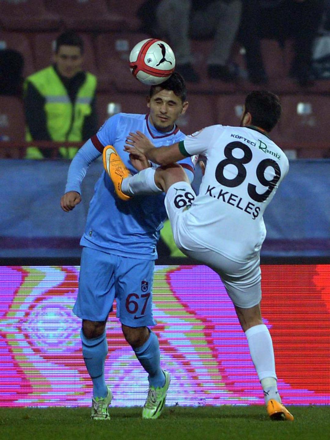 Trabzonspor - Akhisar Belediyespor ma&ccedil;ından kareler