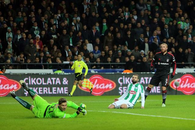 Konyaspor - Beşiktaş maçından kareler