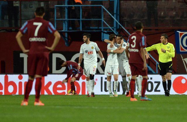 Trabzonspor - Eskişehirspor maçından kareler