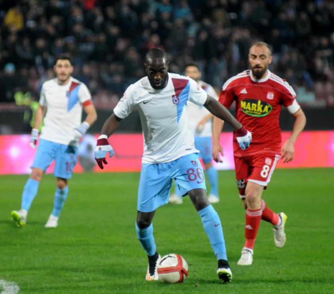 Trabzonspor-Medicana Sivasspor ma&ccedil;ından kareler