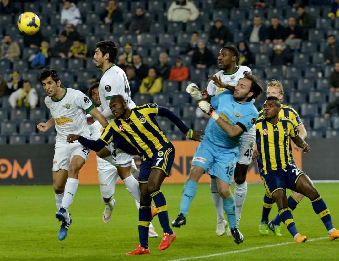 Fenerbah&ccedil;e - Akhisar Belediyespor ma&ccedil;ından kareler
