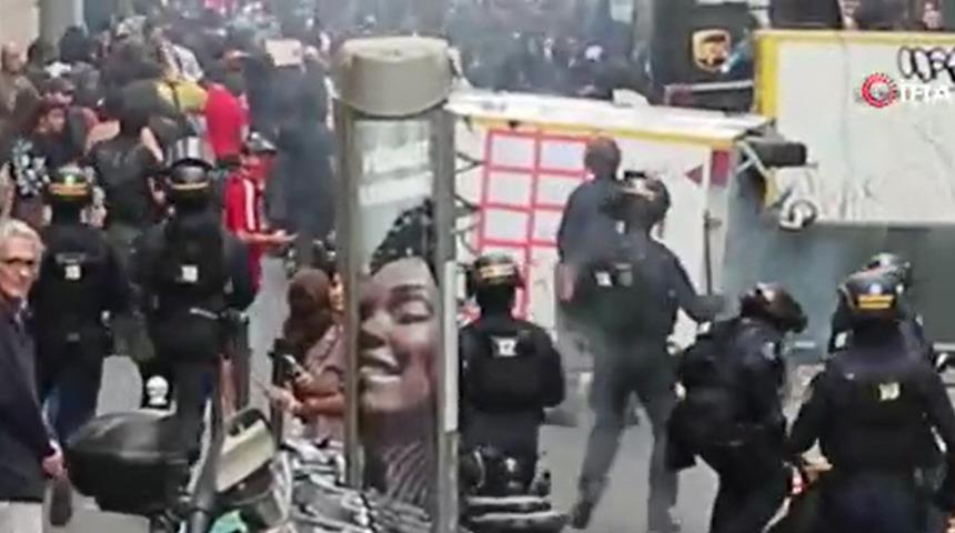 Fransa'da "Her şeyi durduralım" protestolarında gözaltı sayısı 300’e yaklaştı