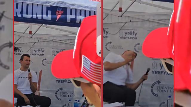 Donald Trump'a yakın olan Charlie Kirk'e silahlı saldırı! Herkesin gözü önünde vuruldu