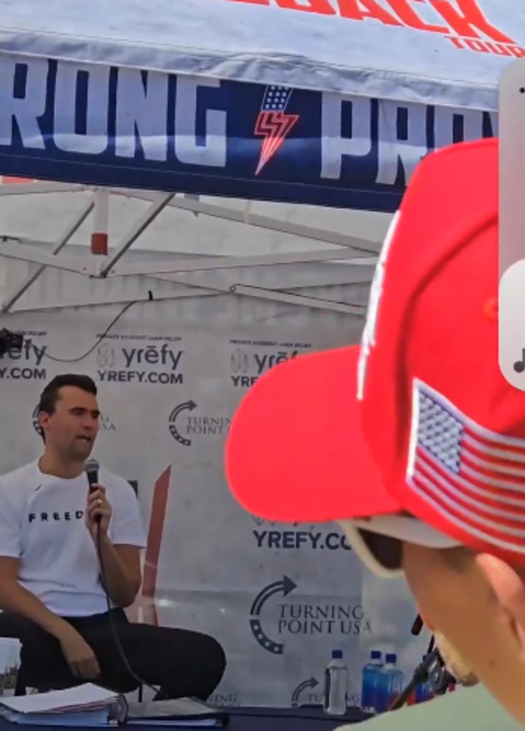 Donald Trump a yakın olan Charlie Kirk e silahlı saldırı! Herkesin gözü önünde vuruldu 1