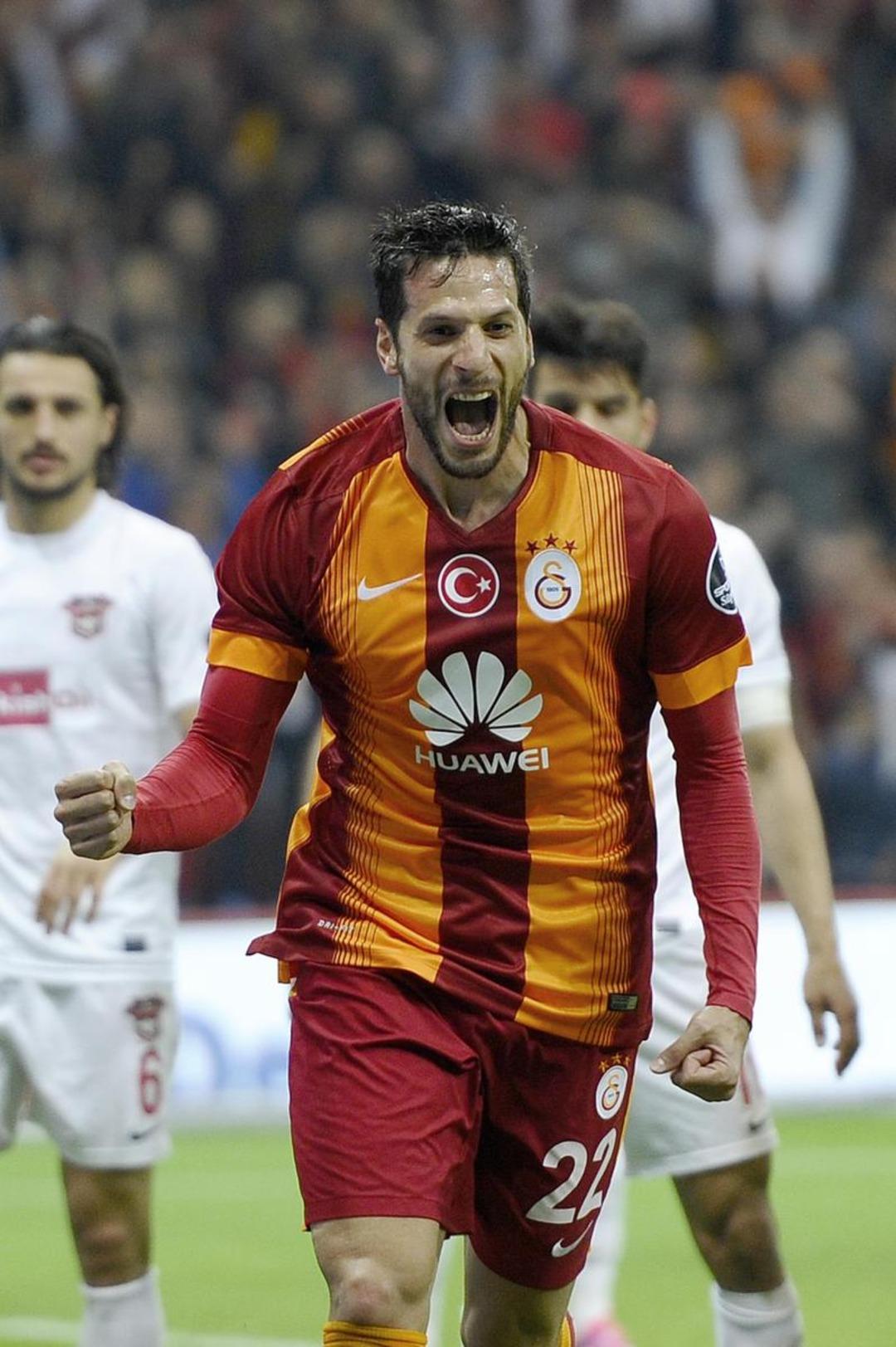 Galatasaray - Gaziantepspor ma&ccedil;ından kareler