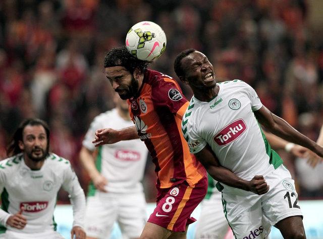Galatasaray - Konyaspor maçından kareler
