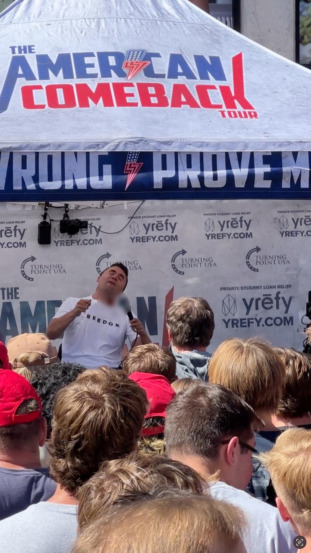 Korkunç bir suikastta öldürülmüştü! İşte Charlie Kirk ün vurulma anı 1