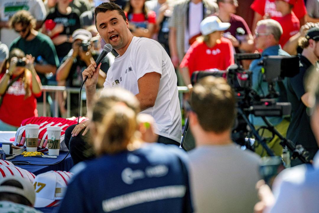 Korkunç bir suikastta öldürülmüştü! İşte Charlie Kirk ün vurulma anı 5