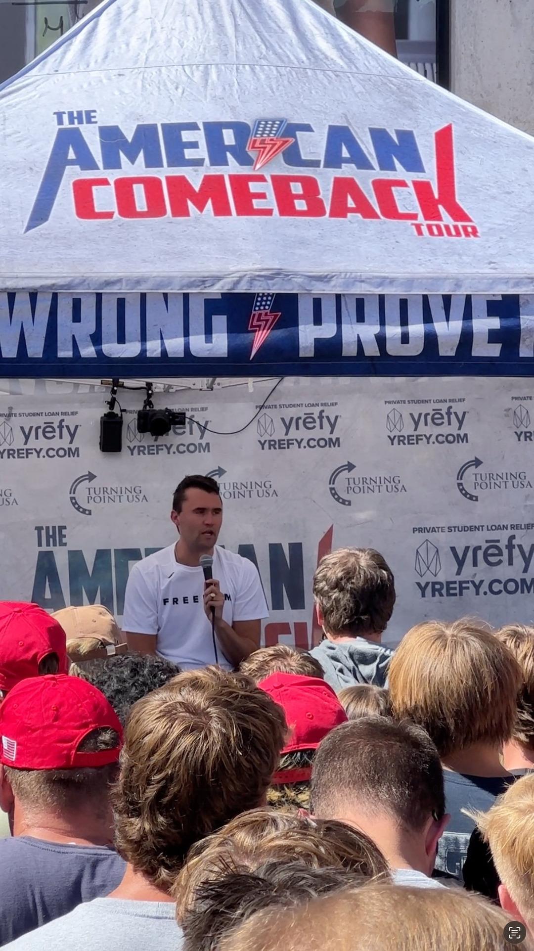 Korkunç bir suikastta öldürülmüştü! İşte Charlie Kirk ün vurulma anı 4