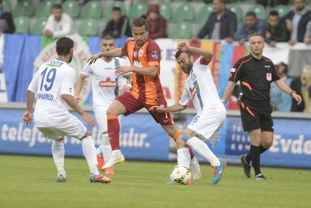 Çaykur Rizespor - Galatasaray maçından kareler