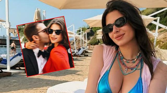 Derin Talu bu sefer sevgilisiyle denizin içinde oturdu! Pozlara yorum yağdı