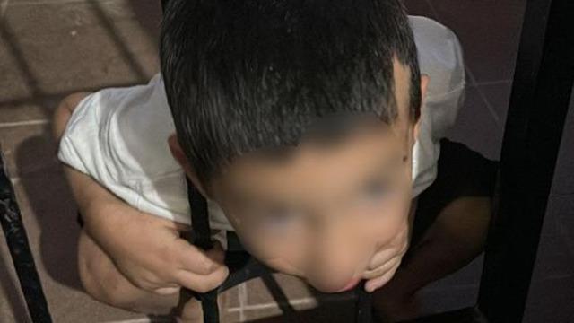 Yer: Batman! Kafası sıkışan çocuk itfaiye tarafından kurtarıldı