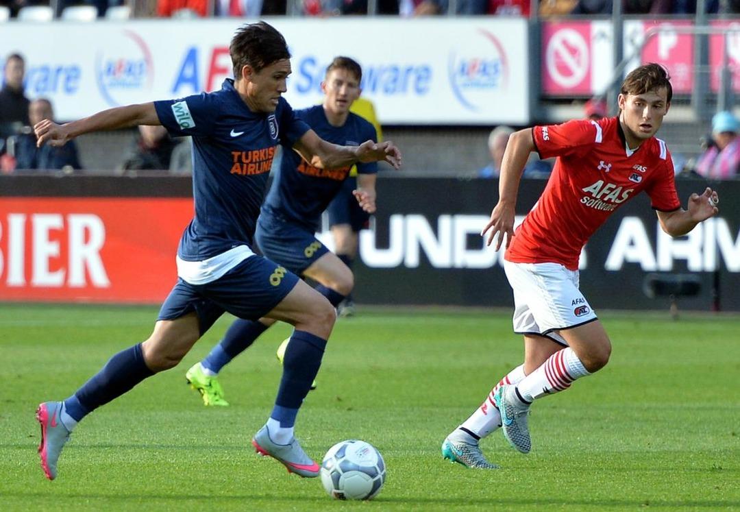 AZ Alkmaar - Başakşehir ma&ccedil;ından kareler