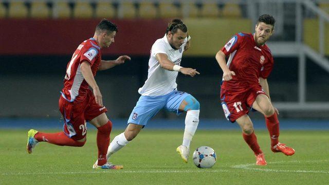 Rabotnicki - Trabzonspor maçından kareler