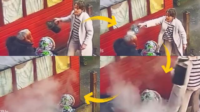 Torununun yanında komşusu dehşeti yaşattı! Kafasından aşağıya kaynar su döktü: Aldığı ceza pes dedirtti