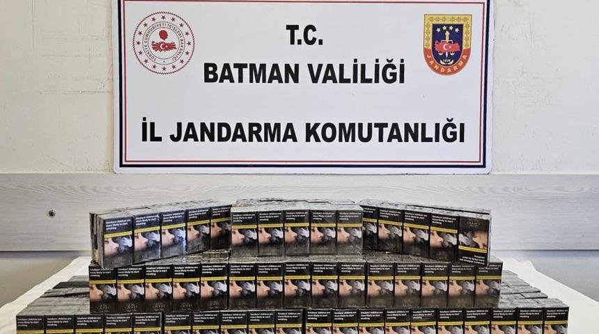 Batman'da 2 bin 399 paket kaçak sigara ele geçirildi