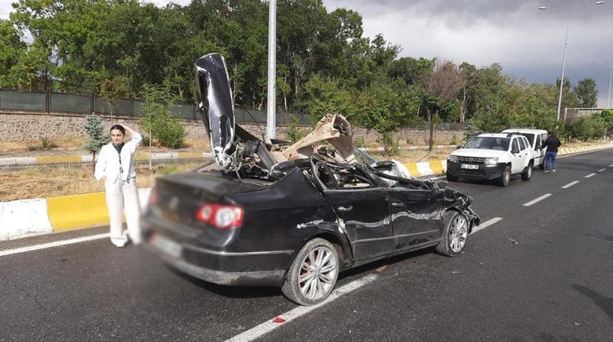 Patnos’ta trafik kazası, 1 yaralı