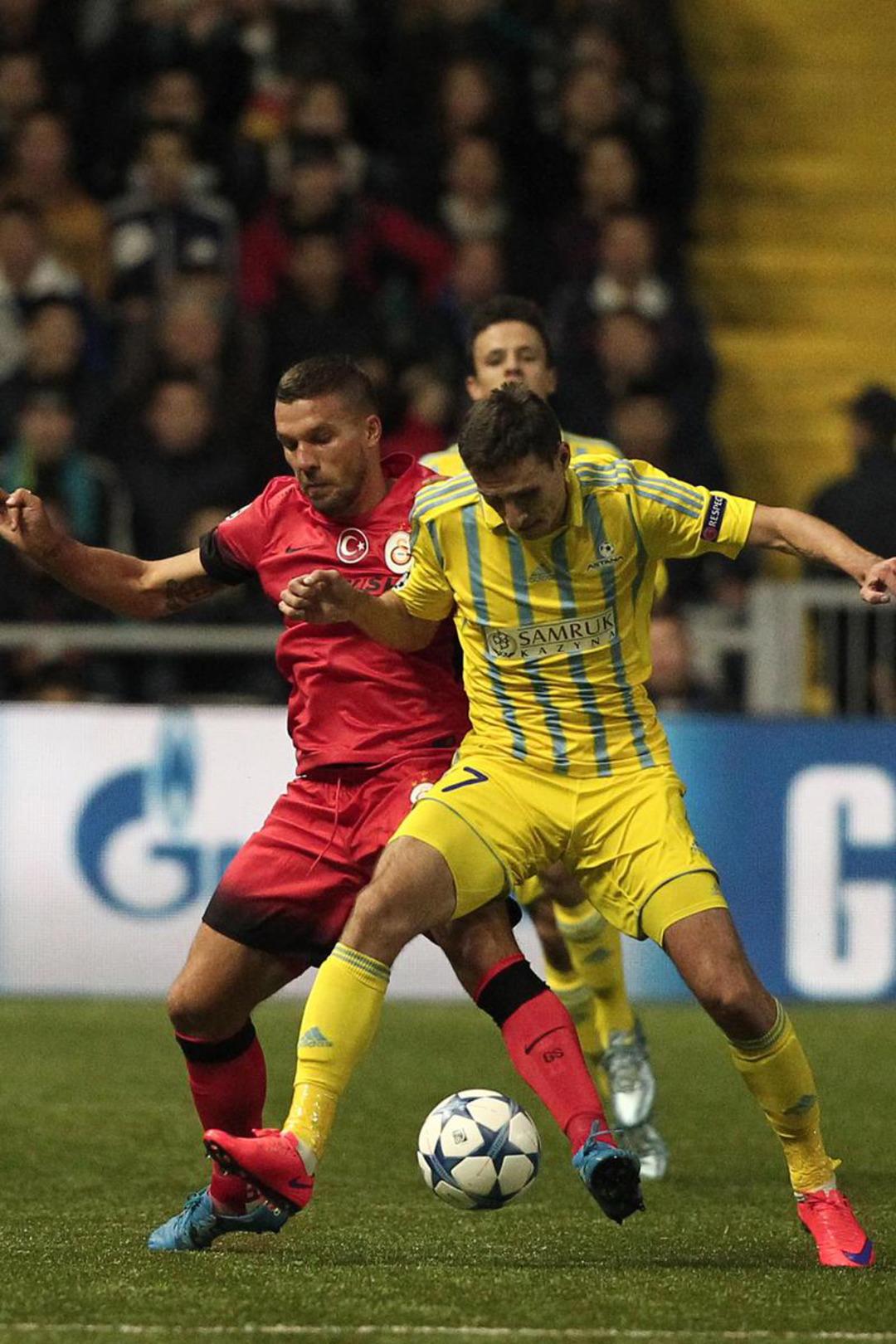 Astana - Galatasaray ma&ccedil;ından kareler