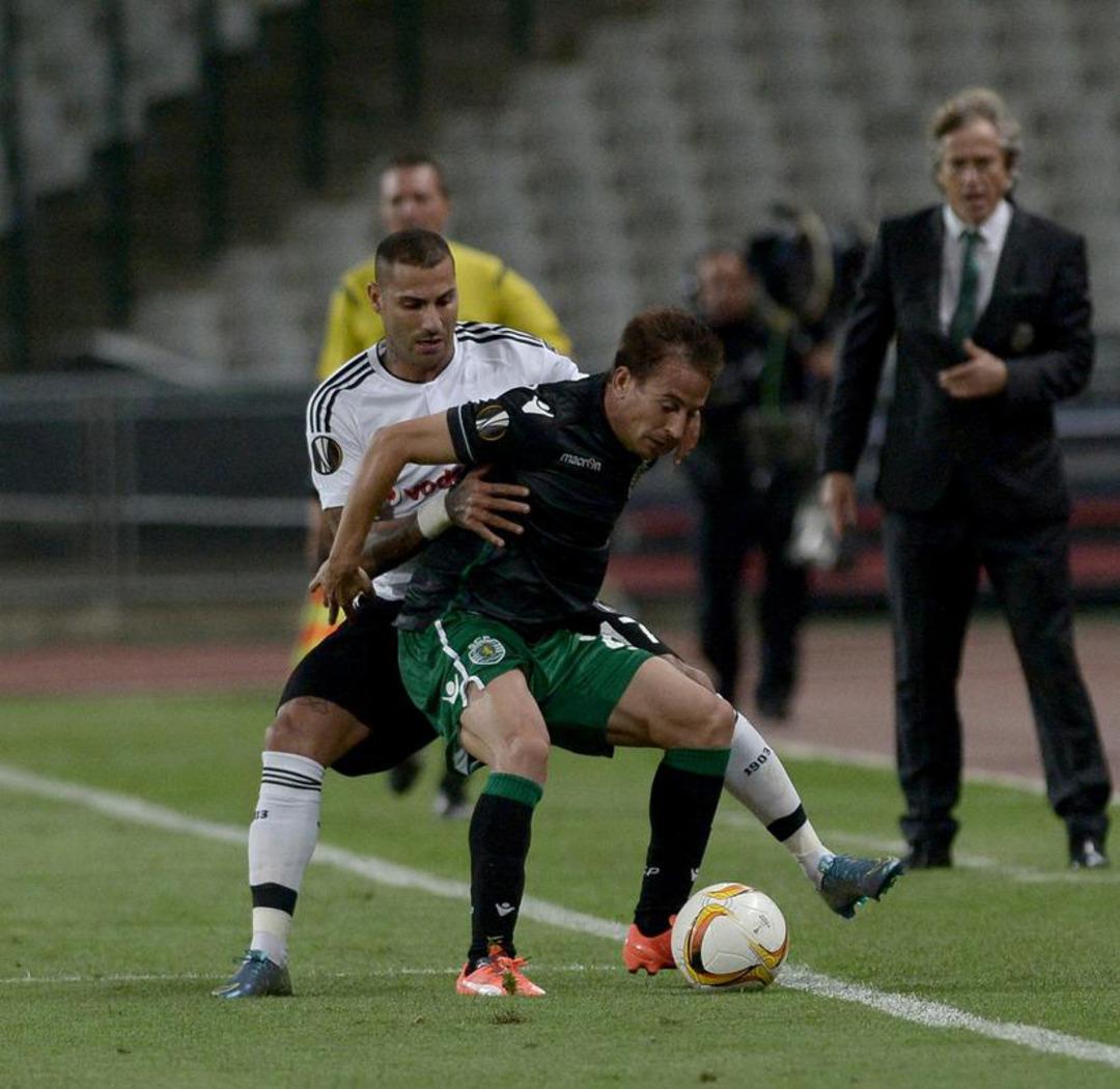 Beşiktaş-Sporting Lizbon ma&ccedil;ından kareler