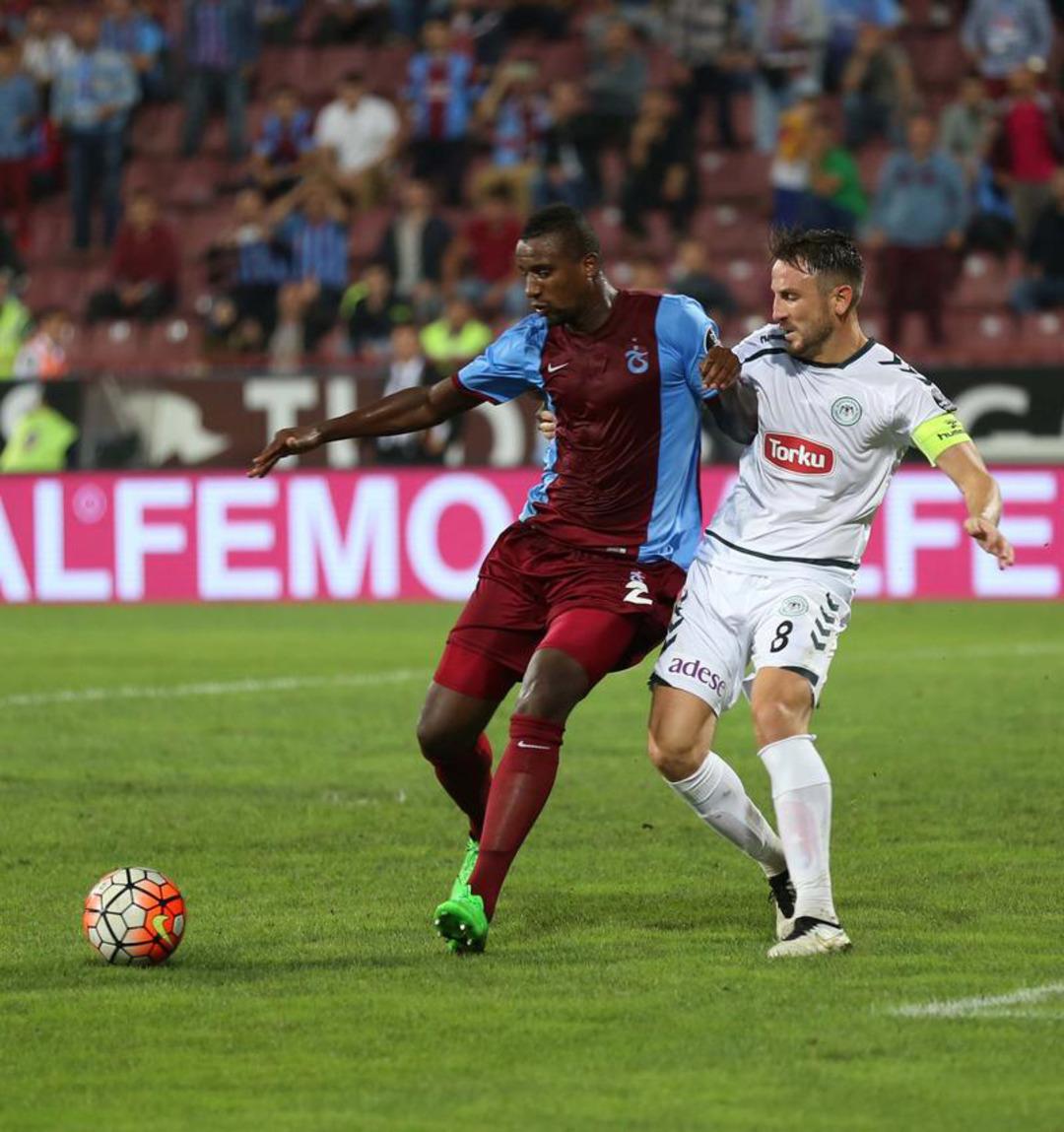 Trabzonspor - Konyaspor ma&ccedil;ından kareler(1)