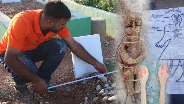 Yer Diyarbakır... Mezarlıkları tüyler ürperten büyülerle doldurmuşlar! Taş ustaları gördüklerine inanamadı!