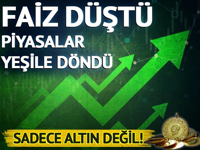 Faiz düştü, ekranlar yeşile döndü! 