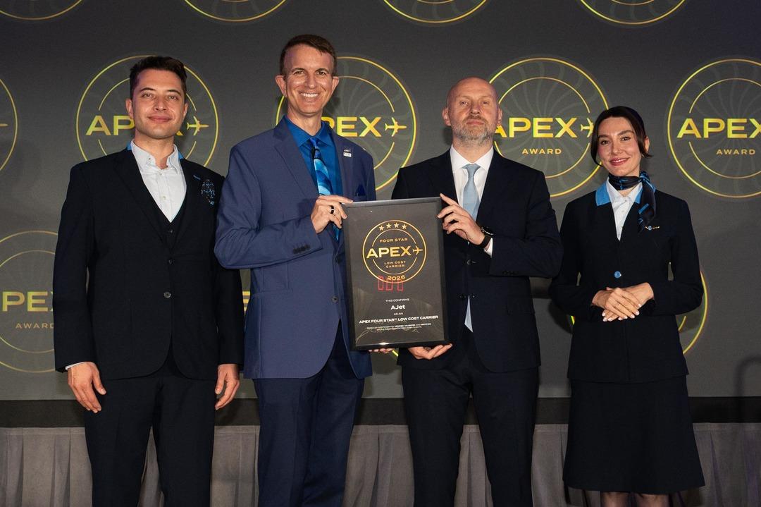 AJet’e APEX’ten 2 yılda 2 ödül: AJet 2. kez uluslararası ödüle layık görüldü 1
