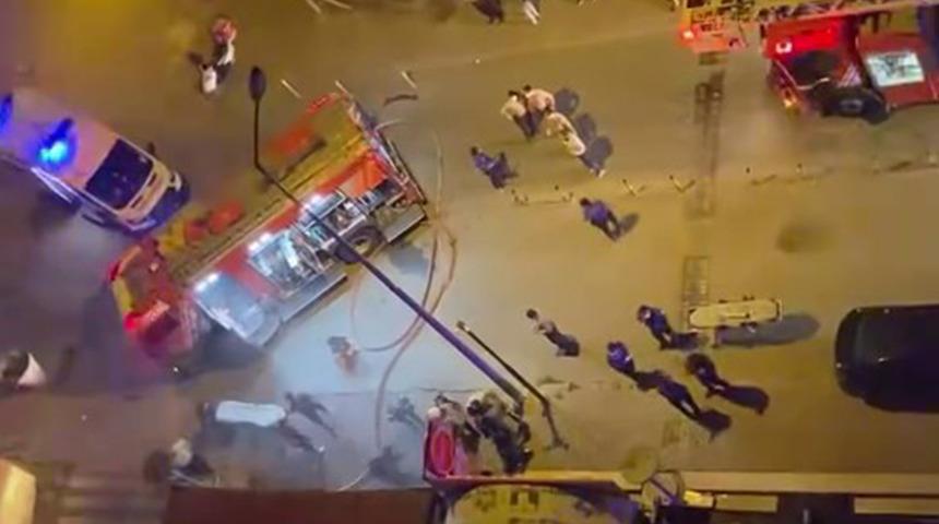 Başakşehir'de oto yıkama dükkanında yangın faciası: Ölü ve yaralılar var!