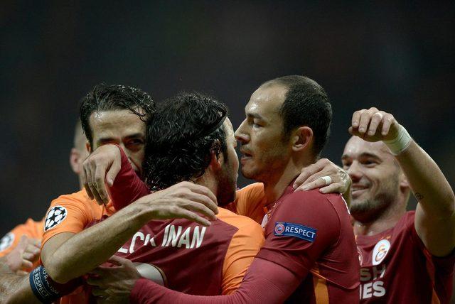 Galatasaray - Benfica maçından kareler