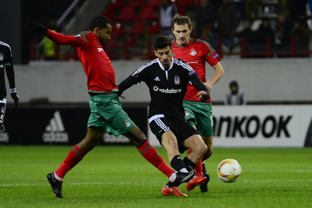 Lokomotiv Moskova - Beşiktaş ma&ccedil;ından kareler